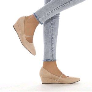 SHEIN Point Toe Wedge Courts (US 7)